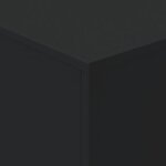 vidaXL Table basse avec lumières LED noir 90x50x40 cm