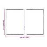 vidaXL Housse de protection plantes avec œillets 2x3 m polyéthylène