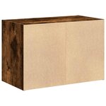 vidaXL Armoire avec 2 tiroirs chêne fumé 60x31x40 cm bois d'ingénierie