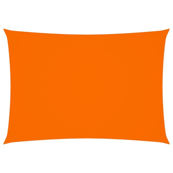 vidaXL Voile de parasol Tissu Oxford rectangulaire 3x5 m Orange