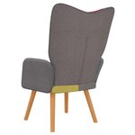 vidaXL Chaise de relaxation Patchwork Tissu