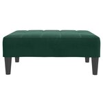 vidaXL Repose-pied vert foncé 77x55x31 cm velours