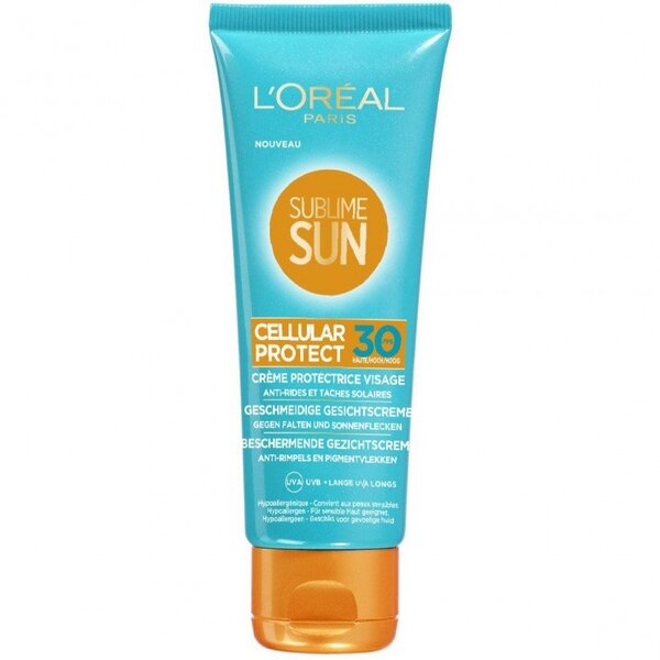 L'oréal paris - sublime sun crème fondante visage cellular protect fps 30 -
