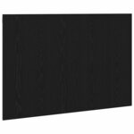vidaXL Tête de lit Montage mural Chêne noir Bois d'ingénierie