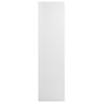 vidaXL Bibliothèque/Meuble TV Blanc brillant Bois d’ingénierie
