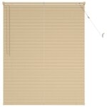 vidaXL Store Vénitien Marron clair avec motif 150 x 110 cm PVC