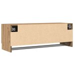 vidaXL Garde-robe chêne artisanal 100x32 5x35 cm bois d'ingénierie