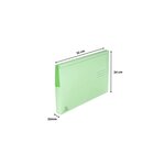 Pt 50 chemises poche A4 NF Vert EXACOMPTA