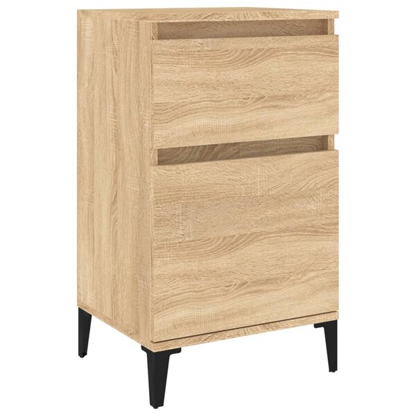 vidaXL Table de chevet chêne sonoma 40x35x70 cm