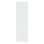 vidaXL Armoire à chaussure Blanc brillant 63x24x81 cm Bois ingénierie