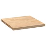vidaXL Plan de travail de cuisine bois de chêne massif rectangulaire