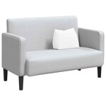 vidaXL Coussin de Dos Blanc 45 x 20 x 35 cm tissu