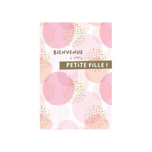 Carte De Voeux - Naissance - Bienvenue à votre petite Fille !