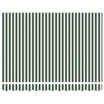 vidaXL Auvent rétractable électrique Vert et blanc 3 x 2 5 m