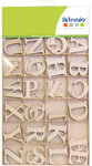 Alphabet en Bois Lettres majuscules (60 mm) Plateau
