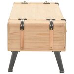 Vidaxl meuble tv bois de sapin massif 120 x 33 x 35 cm