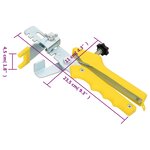 vidaXL Pince à niveler pour carreaux acier et PP