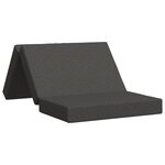 vidaXL Canapé-lit pliable 100 x 67 x 45 cm Gris foncé