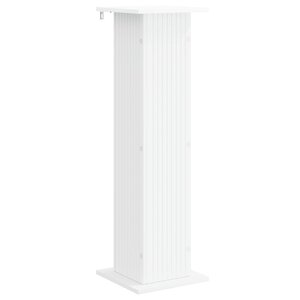 vidaXL Support de Plante Blanc 30 5 x 30 x 100 5 cm Bois d'ingénierie