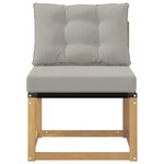 vidaXL Sofa de milieu extérieur