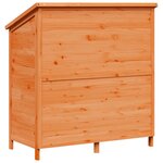 vidaXL Abri de jardin Marron 106 x 56 x 113 5 cm Bois de Sapin Massif