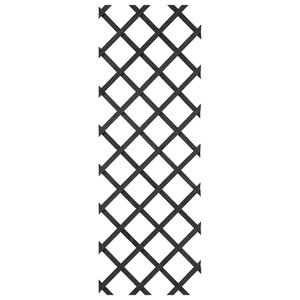 Nature Treillis de jardin 50x150 cm bois anthracite