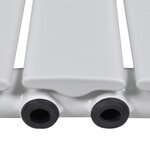 Porte-serviette 311mm + radiateur panneau blanc 311mm x 900mm