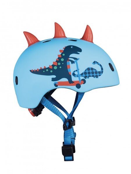 Casque Vélo et Trottinette Dinosaure 3D   boucle magnétique  lumière LED intégrée  Taille M