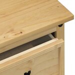 vidaXL Coiffeuse Corona 110x47x75 cm bois de pin massif