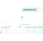 Manifold Factures 210 x 148 mm dupli autocopiant 50 feuillets x 10 EXACOMPTA