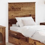 vidaXL Tête de lit Bois Ancien 75 cm Bois d'ingénierie
