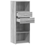 vidaXL Buffet haut sonoma gris 45x42 5x124 cm bois d'ingénierie