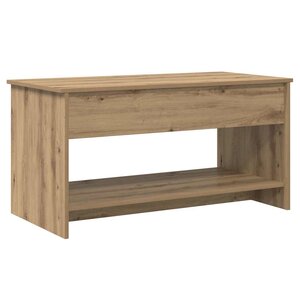 vidaXL Table basse Chêne artisanal 80 x 50 5 x 41 5 cm