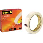 Ruban adhésif Crystal Clear 600  19 mm x 33 m par 1 SCOTCH