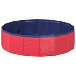 vidaXL Piscine pour enfants Rouge Ø 80 x 20 cm