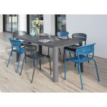 Chaises terrasse en aluminium haora (lot de 2)