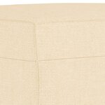 vidaXL Banc Crème 70x35x41 cm Tissu