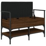 vidaXL Banc à chaussures chêne marron 85 5x42x57 5cm bois d'ingénierie
