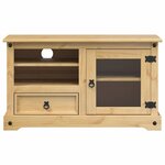vidaXL Meuble TV Corona 100x45x58 cm bois de pin massif