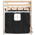 vidaXL Lit superposé sans matelas 90x200 cm bois de pin massif