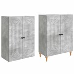 vidaXL Ensemble de Meubles 2 Pièces 66 x 34 5 x 90 cm Bois d'ingénierie