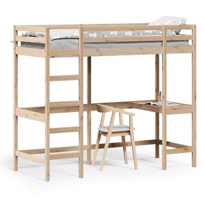 vidaXL Lit superposé sans matelas 75x190 cm bois de pin massif