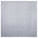 vidaXL Tapis de surface Carré HUARTE Gris 200 x 200 cm Polyester