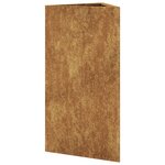vidaXL Jardinières 2 Pièces triangulaire 40x34 5x70 cm acier corten