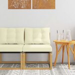 vidaXL Sofa de milieu extérieur