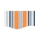 vidaXL Tissu de remplacement de cantonnière d’auvent multicolore 5 m