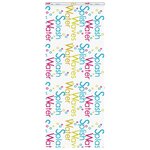 vidaXL Store enrouleur de douche avec cassette largeur du tissu 106 cm