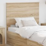 vidaXL Tête de lit Chêne Sonoma 90 cm Bois d'ingénierie