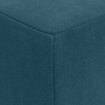 vidaXL Canapé-lit pliable 75 x 67 x 45 cm Bleu