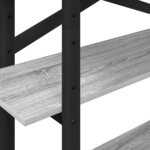 vidaXL Étagère Gris Sonoma 100 x 33 5 x 140 cm Bois d'ingénierie